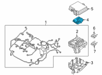 OEM Hyundai PCB BLOCK ASSY Diagram - 91959-K5010