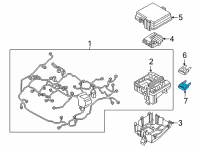 OEM 2022 Kia Carnival Lp-S/B Fuse 50A Diagram - 1879001125