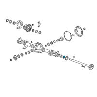 OEM Chevrolet Silverado 1500 Axle Seal Diagram - 23243725