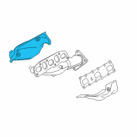 OEM 2014 Nissan 370Z Cover-Exhaust Manifold Diagram - 16590-1PM4A