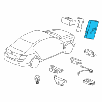 OEM 2013 Honda Accord Control Unit, Smart Power Diagram - 38329-T3L-A01