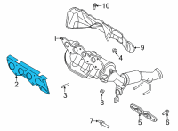 OEM Ford Escape GASKET Diagram - LX6Z-9448-A