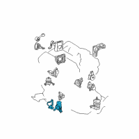 OEM Toyota Highlander Front Insulator Diagram - 12360-20160