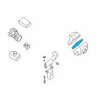OEM 1993 Nissan Quest Air Filter Diagram - 16546-0B0S0VW