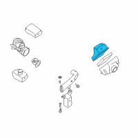 OEM Nissan Quest Air Cleaner Cover Diagram - 16526-7B000