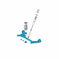 OEM 2004 Toyota Sienna Axle Beam Diagram - 42110-08021