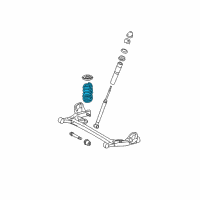 OEM 2006 Toyota Sienna Coil Spring Diagram - 48231-AE031