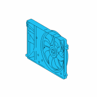 OEM 2018 Toyota Camry Fan Module Diagram - 16360-25010