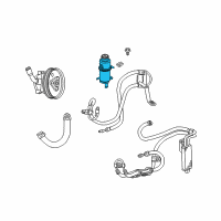 OEM Jeep Liberty Reservoir-Power Steering Pump Diagram - 52088713AA