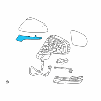 OEM 2020 Lexus RX350 Cover, Outer Mirror Diagram - 8794B-78010