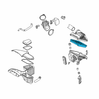 OEM 2016 Kia Cadenza Air Cleaner Filter Diagram - 281133S100