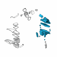 OEM 2015 Kia Cadenza Air Cleaner Assembly Diagram - 281103R650