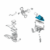 OEM 2014 Kia Cadenza Cover-Air Cleaner Diagram - 281113R650