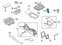 OEM 2021 BMW M235i xDrive Gran Coupe PLUG-IN SOCKET Diagram - 61-34-7-947-767