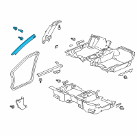 OEM 2013 Honda Accord Garnish Assy., R. FR. Pillar *YR449L* (CASHMERE IVORY) Diagram - 84101-T3L-A01ZA