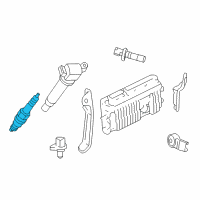 OEM Lexus Spark Plug Diagram - 90919-01259