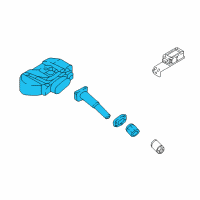 OEM Hyundai Accent Tpms Valve Diagram - 52933-2J100