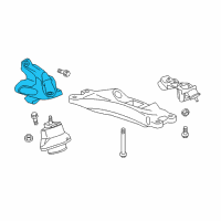 OEM 2017 Chevrolet Camaro Mount Bracket Diagram - 23104519