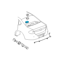 OEM 2009 Buick LaCrosse Module Diagram - 15234006