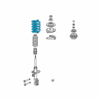 OEM Honda Fit Spring, Front Diagram - 51401-TK6-A12