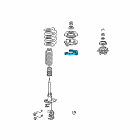 OEM 2013 Honda Fit Rubber, Spring Seat Diagram - 51684-TF0-014
