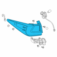 OEM Lexus RC350 Lens & Body, RR Comb Diagram - 81561-24220