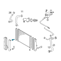 OEM 1995 Lexus ES300 Pipe, Oil Cooler Inlet Diagram - 16495-50020