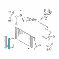 OEM 2016 Scion tC Oil Cooler Diagram - 16491-36190