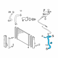 OEM 2016 Scion tC Upper Hose Diagram - 16571-36070