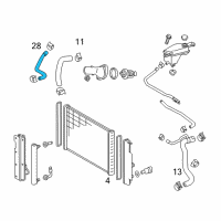 OEM Scion tC Overflow Hose Diagram - 16261-36020