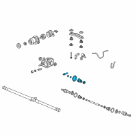 OEM 2009 Honda CR-V Boot Set Diagram - 42017-SWA-010