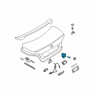 OEM BMW 535i Catch Key Diagram - 51-24-7-201-533