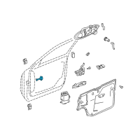 OEM 2002 Cadillac Seville Link Asm-Front Side Door Check Diagram - 25696651