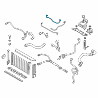 OEM 2017 BMW 330e HOSE, CYLINDER HEAD-EXPANSIO Diagram - 17-12-5-A22-621