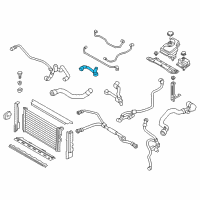 OEM 2017 BMW 330e COOLANT HOSE Diagram - 17-12-8-616-175