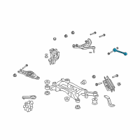 OEM 2011 Acura RL Arm, Rear Control Diagram - 52340-SJA-000