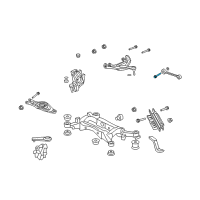 OEM 2011 Acura RL Bolt, Rear Control Arm Adjust Diagram - 90178-SJA-000