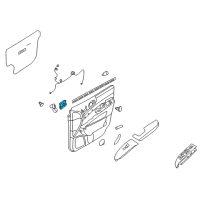 OEM Hyundai Entourage Switch Assembly-Memory Power Seat Diagram - 88990-4D101