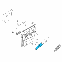 OEM 2011 Kia Sedona Power Window Assist Switch Assembly Diagram - 935754D020CS