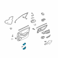 OEM Acura RDX Lens Diagram - 34257-SNB-003