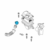 OEM Pontiac GTO Adapter Asm, Mass Airflow Sensor Inlet Diagram - 25162676