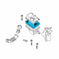 OEM Pontiac GTO Element Asm-Air Cleaner Diagram - 92082656