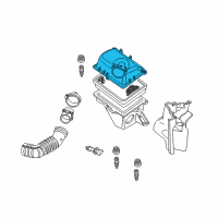 OEM 2004 Pontiac GTO Cover-Air Cleaner Housing Diagram - 92108608