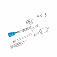 OEM 2004 Chrysler PT Cruiser Shield-Exhaust Diagram - 5278712AB