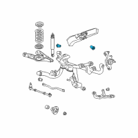 OEM 1999 Ford Mustang Rear Insulator Diagram - YR3Z-5D006-BA