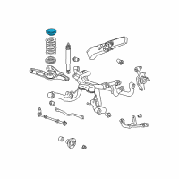 OEM 1986 Ford Mustang Upper Insulator Diagram - E25Y-5536-A