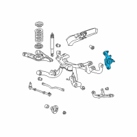 OEM Ford Mustang Knuckle Diagram - 2R3Z-5A968-AA