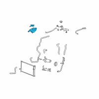 OEM 2007 Cadillac STS Reservoir Asm-Charging Air Cooler Coolant Diagram - 10366756