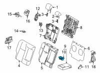 OEM Lexus NX450h+ HOLDER SUB-ASSY, RR Diagram - 72806-78010-C0