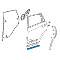 OEM 2020 Acura RDX Seal, Rear Diagram - 72827-TJB-A01